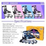 Light-Up Adjustable Roller Skates for Kids