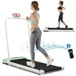 Portable Under Desk Treadmill with Bluetooth Speaker