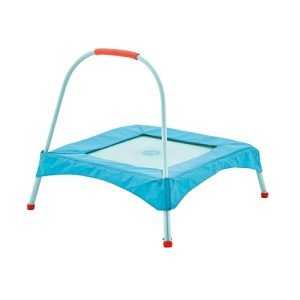 Toddler Mini Trampoline with Adjustable Handle