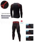 Minghe Men's Thermal Compression Base Layer Set