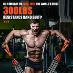 Heavy Resistance Bands with Handles for Home Workouts