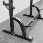 Adjustable Squat Rack with Dip Bars and Spotters