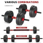 Adjustable Dumbbell Barbell Set for Home Fitness