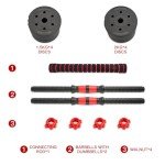 Adjustable Dumbbell Barbell Set for Home Fitness
