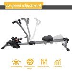 Ejoyous Folding Rowing Machine with Adjustable Resistance