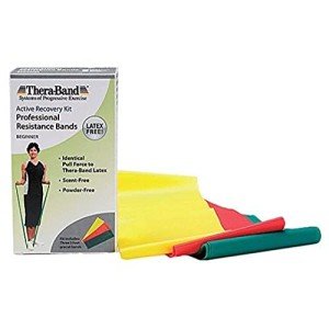 THERABAND Latex-Free Resistance Bands Set for Strength Training