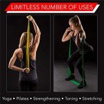 THERABAND Latex-Free Resistance Bands Set for Strength Training