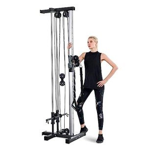 Adjustable Wall Mounted Cable Crossover Gym System