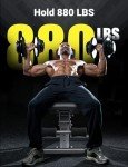 YOLEO MAX 880LB Adjustable Foldable Weight Bench