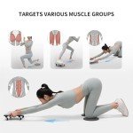 PROIRON Multifunctional Ab Roller with Knee Pads