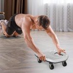 PROIRON Multifunctional Ab Roller with Knee Pads