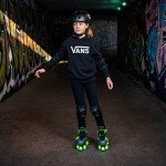 Kids Adjustable Quad Roller Skates with Light Up Wheels