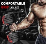 Adjustable 3-in-1 Dumbbell Set - 24.5 kg