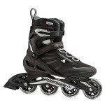 Men's Inline Fitness Skates - Black & Silver
