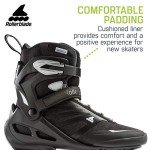 Men's Inline Fitness Skates - Black & Silver