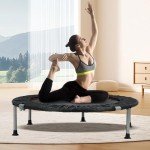 Panana 48'' Foldable Mini Trampoline for Fitness