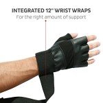 Weight Lifting Gloves with Wrist Support - Large