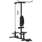 Adjustable Power Tower Pull Up Station - Black