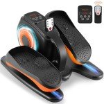 Compact Electric Elliptical Machine with Foot Massage