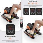 Compact Electric Elliptical Machine with Foot Massage