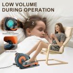 Compact Electric Elliptical Machine with Foot Massage