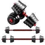 Strongway Adjustable Dumbbell and Barbell Set