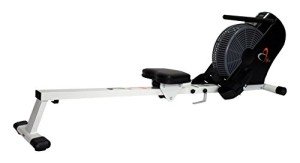 V-fit Cyclone Air Rower - Sleek Black/Silver