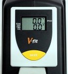 V-fit Cyclone Air Rower - Sleek Black/Silver