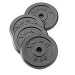 York Fitness Cast Iron Weight Plates for Home Gym