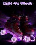 Hozzen Kids LED Light Up Roller Skates - Pink