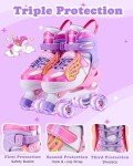Hozzen Kids LED Light Up Roller Skates - Pink
