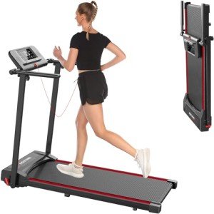 HOFTME Electric Folding Treadmill with LED Display
