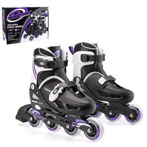 Osprey Kids Adjustable Inline Roller Skates - Purple