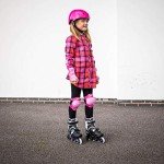 Osprey Kids Adjustable Inline Roller Skates - Purple