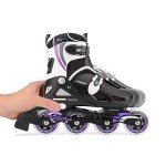 Osprey Kids Adjustable Inline Roller Skates - Purple