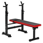 Adjustable Olympic Weight Bench with Workout Station