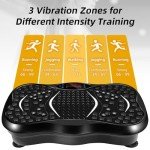 EVOLAND Vibration Fitness Plate with Bluetooth Speaker