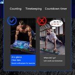 Foldable Push Up Board with Timer Counter