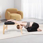 REDCAMP Yoga Inversion Bench with Wood Frame