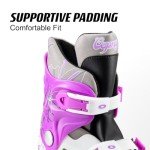 Kids Adjustable Quad Roller Skates - Purple