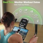 RIKSION Silent Indoor Exercise Bike with Digital Display