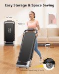 3-In-1 Folding Treadmill with Incline and Remote