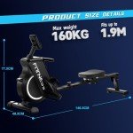 Magnetic Rowing Machine for Home Gym Workout