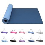 Non-Slip Thick Yoga Mat with Carry Strap
