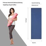 Non-Slip Thick Yoga Mat with Carry Strap