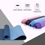 Non-Slip Thick Yoga Mat with Carry Strap
