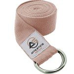 Durable 6ft Yoga Strap with Metal D-Ring