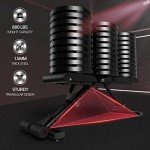 PASYOU Foldable Adjustable Weight Bench with Lumbar Support