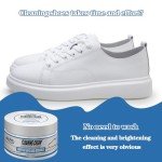 White Shoe Cleaning Cream with Sponge Eraser