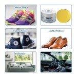 White Shoe Cleaning Cream with Sponge Eraser